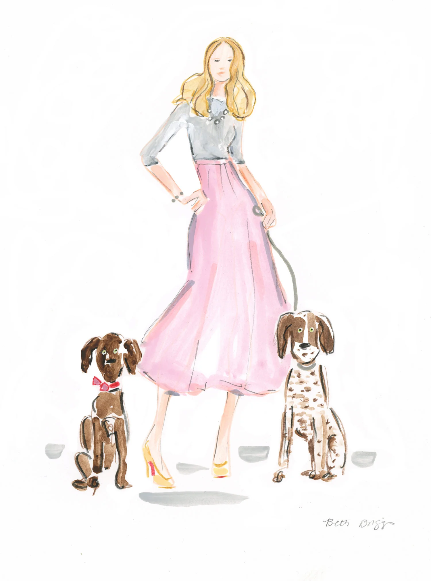 Beth Briggs Custom Illustration