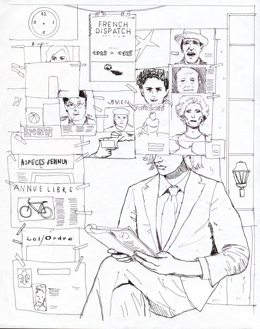 Wes Anderson original art — TOMA VAGNER