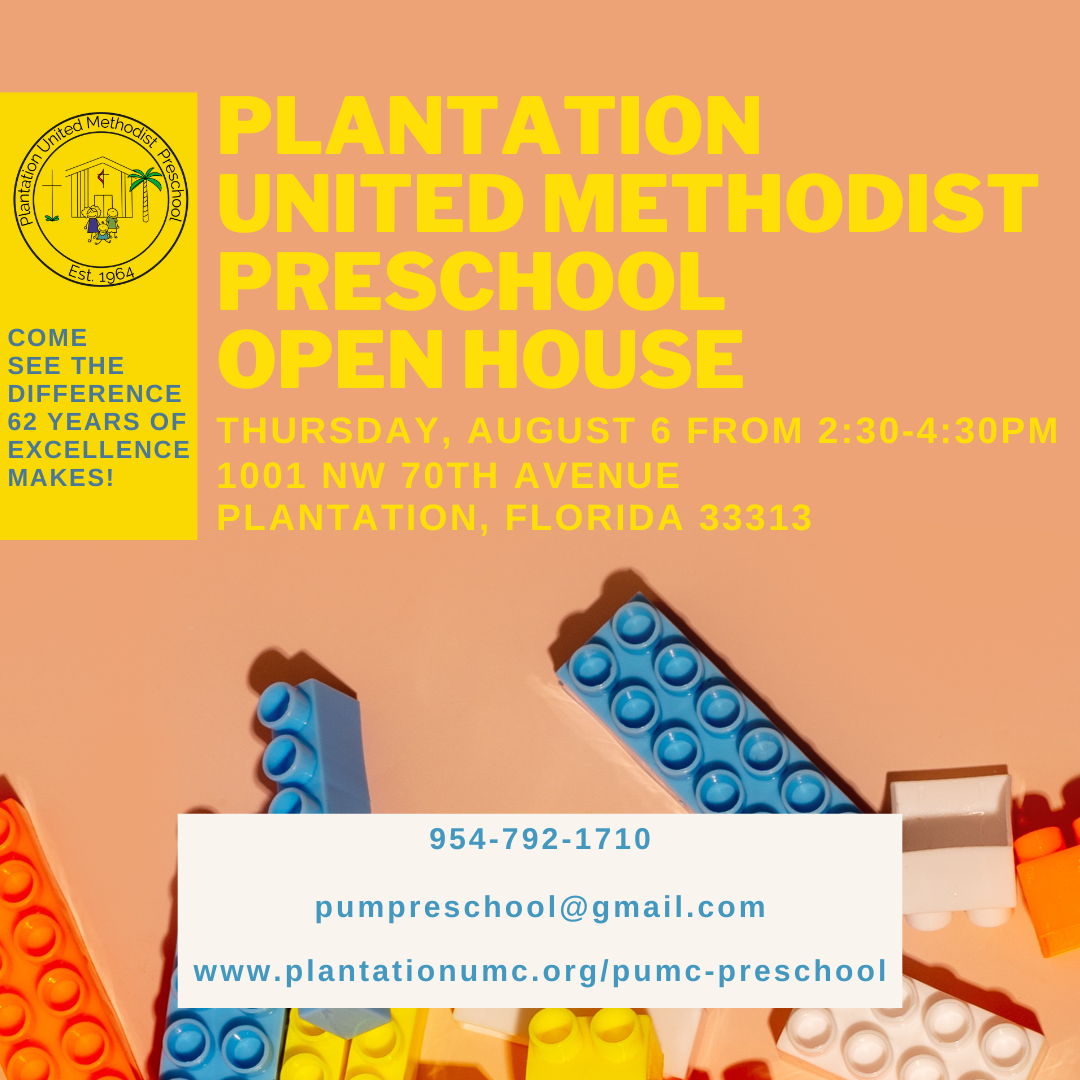 Plantation United Methodist preschool open house (1).png