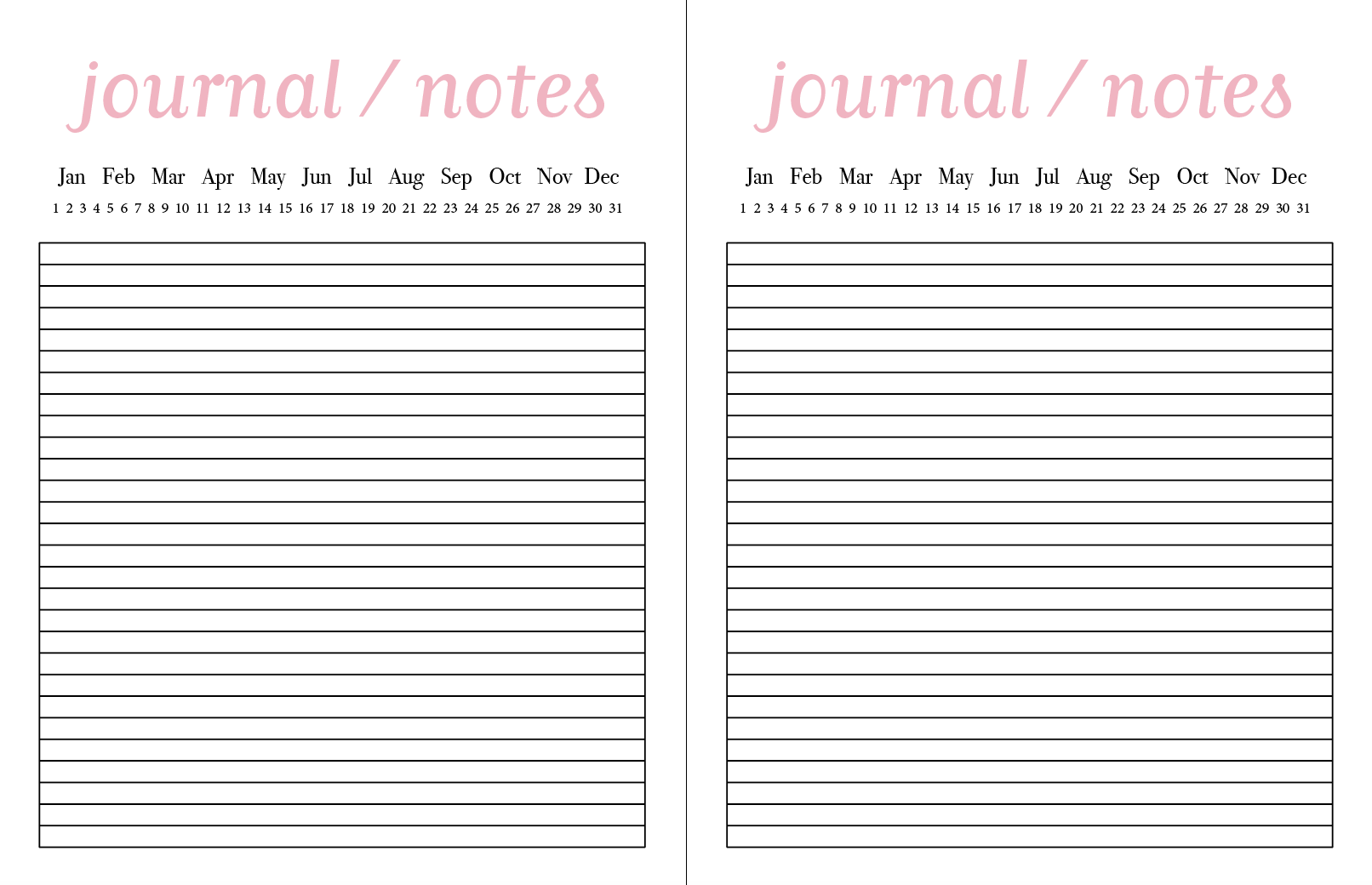 Write your daily gratitude or take notes using these additional pages.