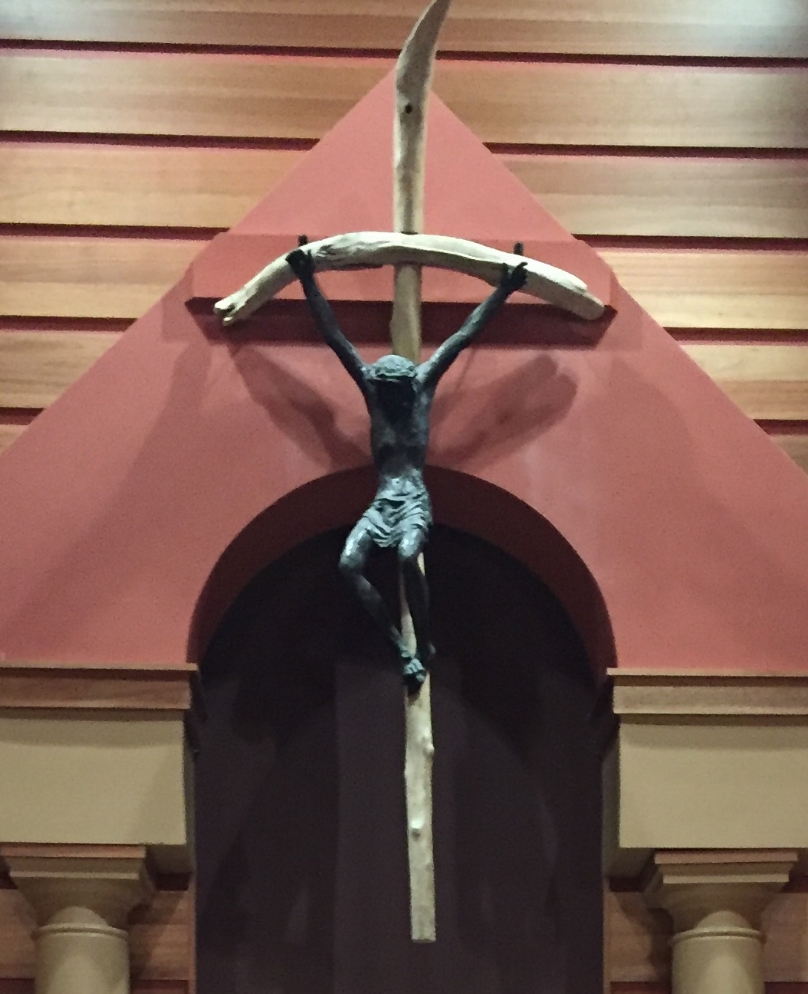 Crucifix at the McGill-Toolen Chapel