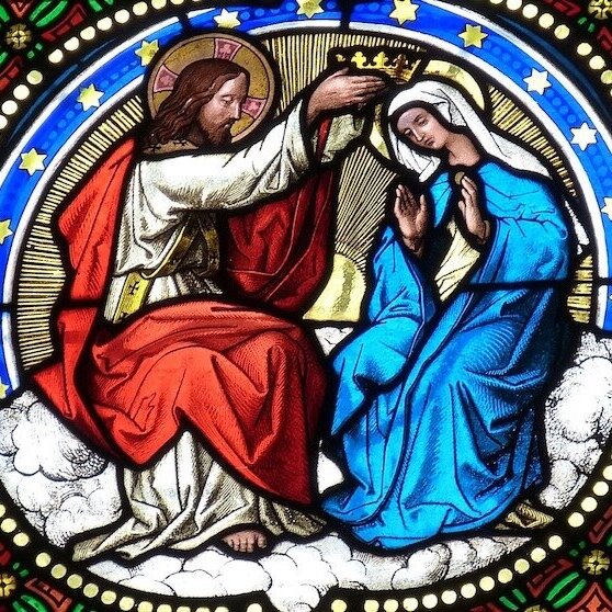 Jesus crowning Mary