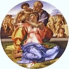 Holy Family by Michaelangelo