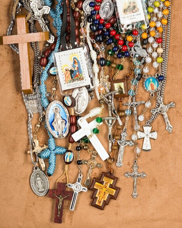 Many Rosaries and Medals