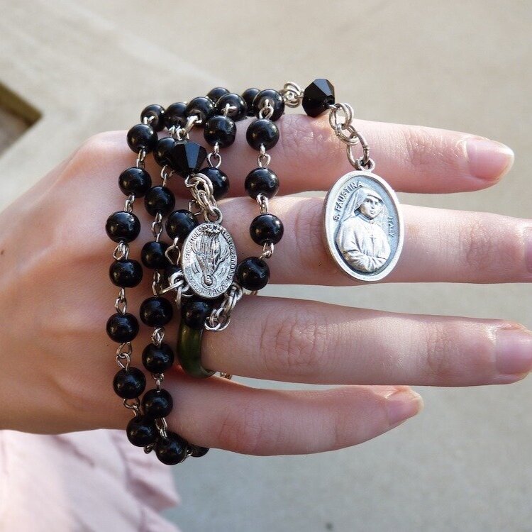 St. Faustina on Rosary