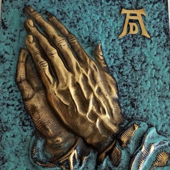 Praying Hands in Bronze