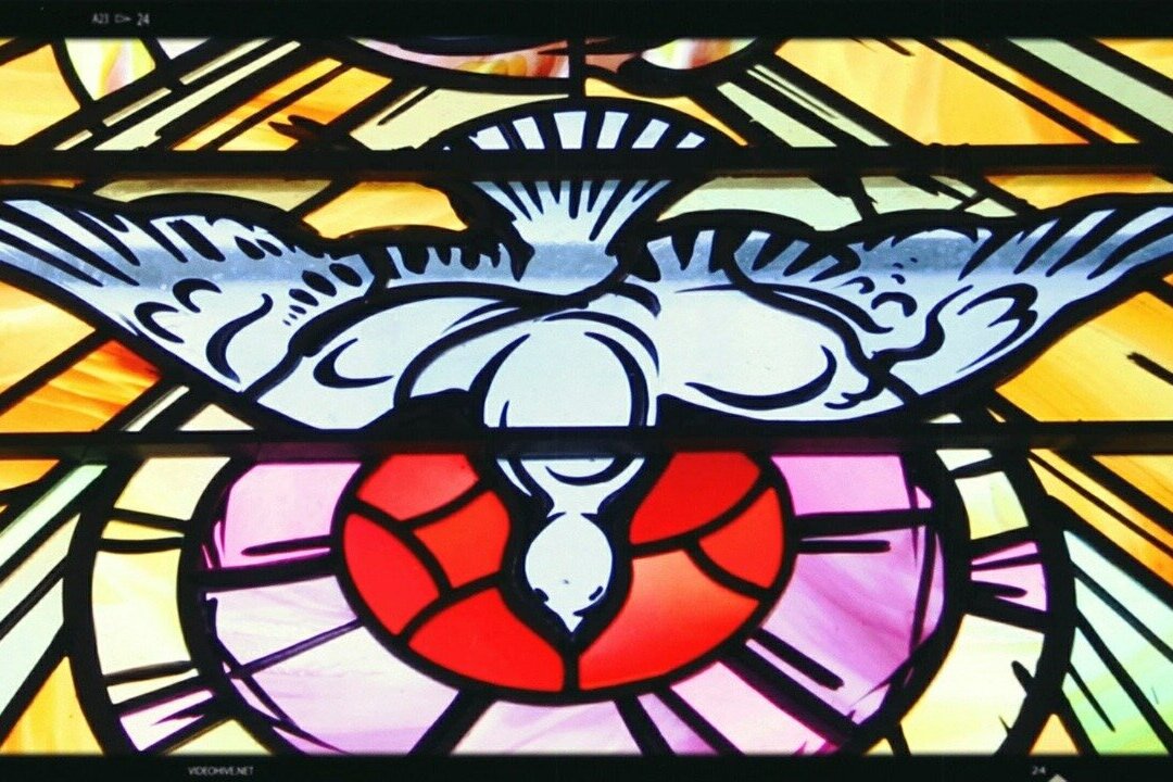 Holy Spirit Stained Glass Window