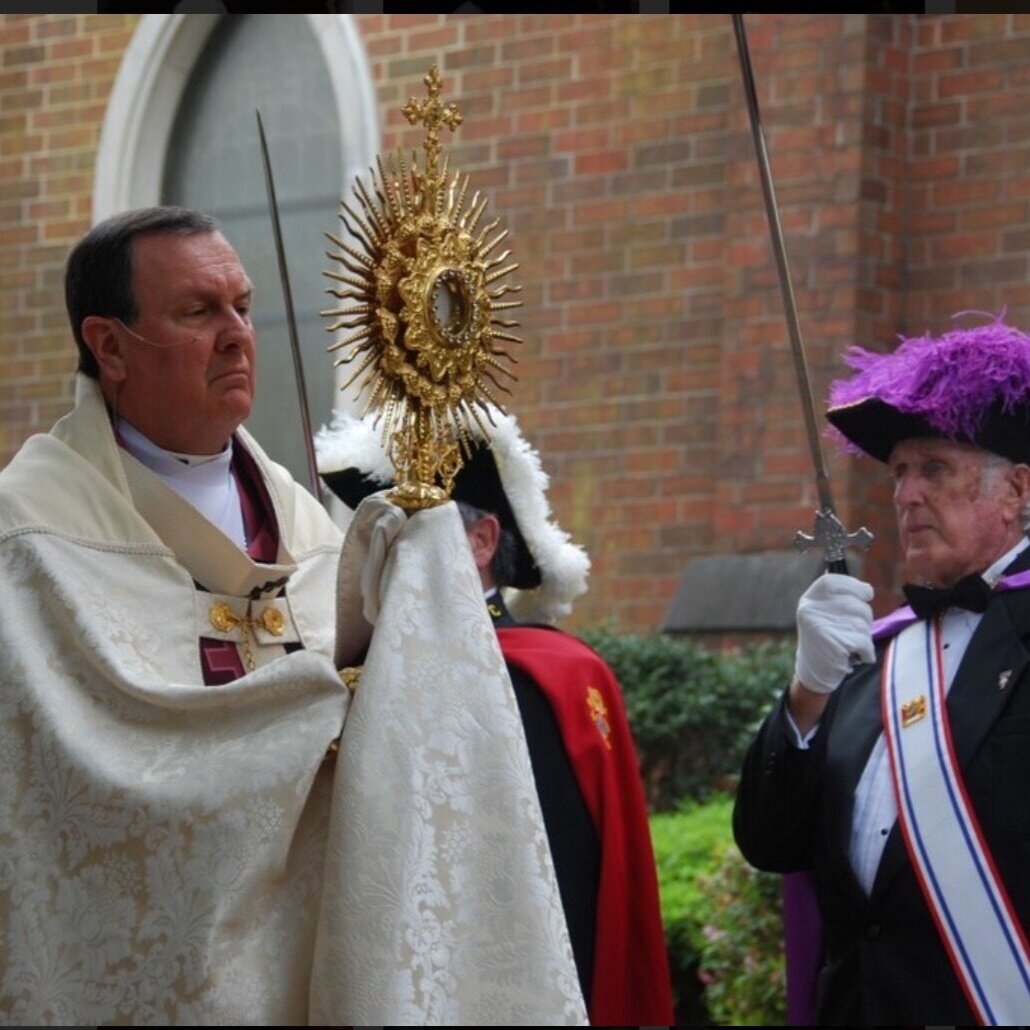 Archbishop Processing with Monstrance