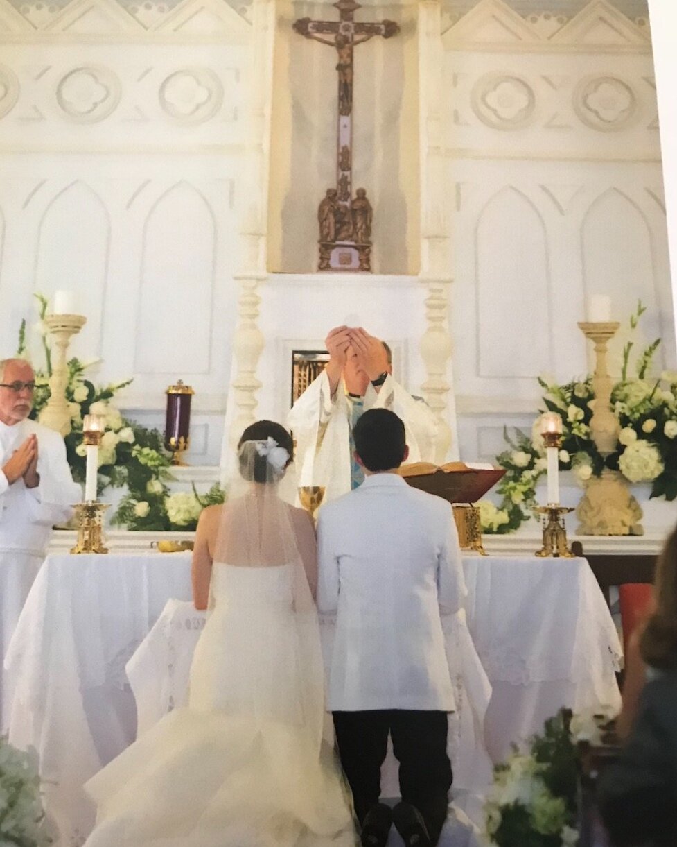 Holy Communion during Sacrament of Matrimony