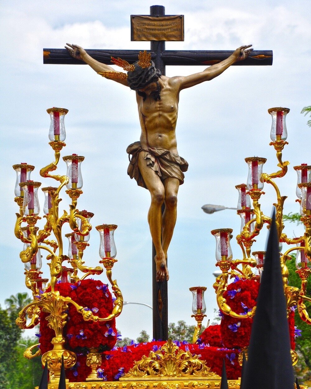 Crucifixion in a Procession