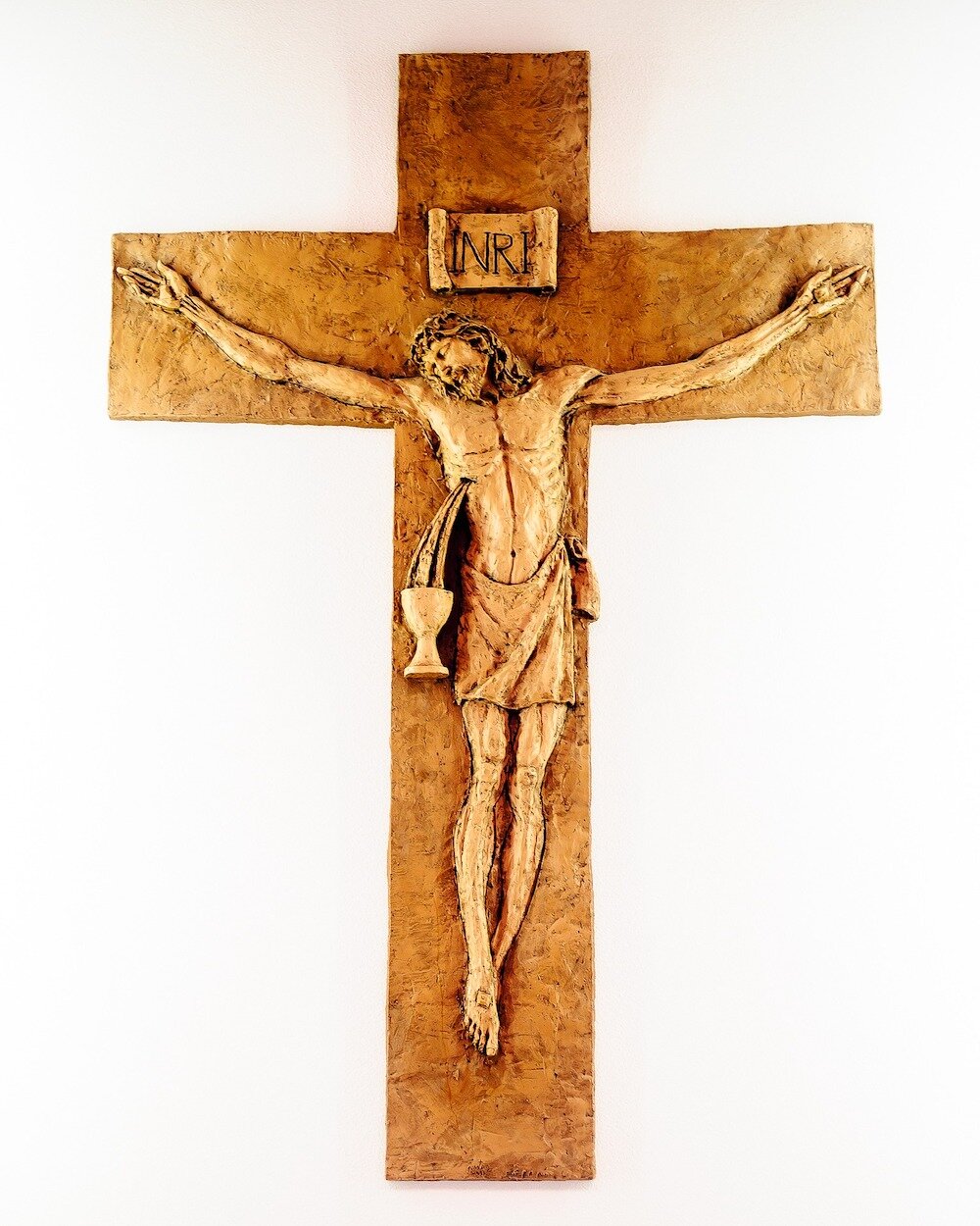 Crucifix showing the Blood of Christ