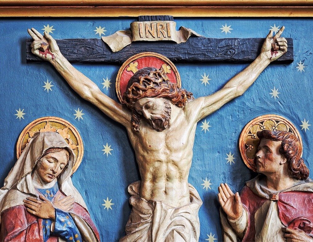 Wooden Carving of Crucifixion