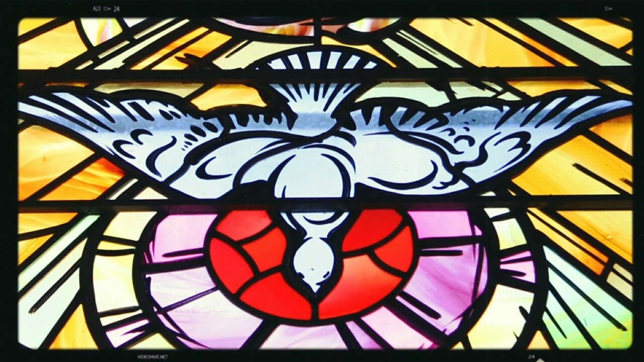 Stained Glass Window of Holy Spirit