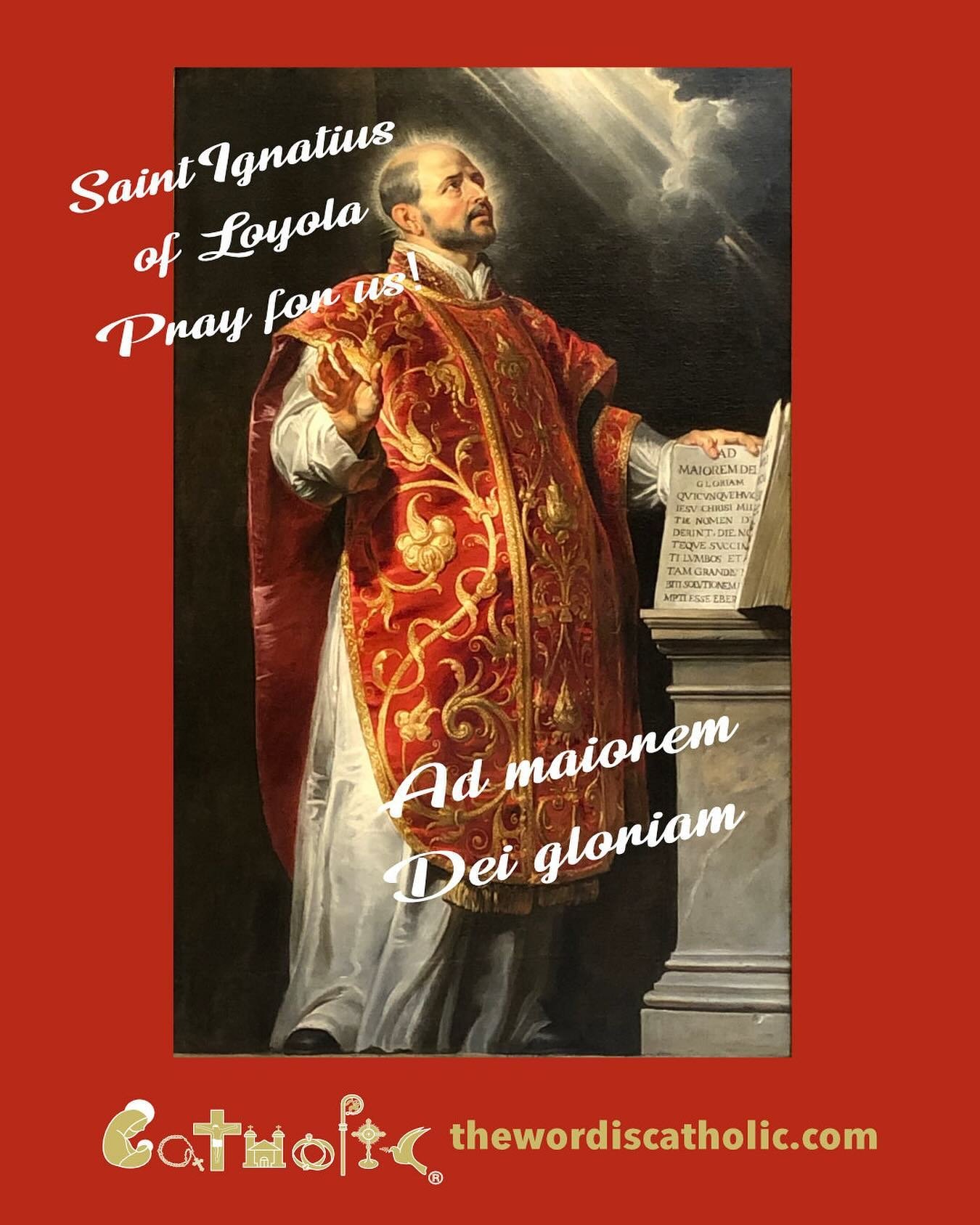 Today is the feast day of St. Ignatius of Loyola. Live every day for the greater glory of God, and help transform our world!
.
This portrait of St. Ignatius was painted by Peter Paul Rubens and hangs in the Norton Simon Museum in Pasadena, California