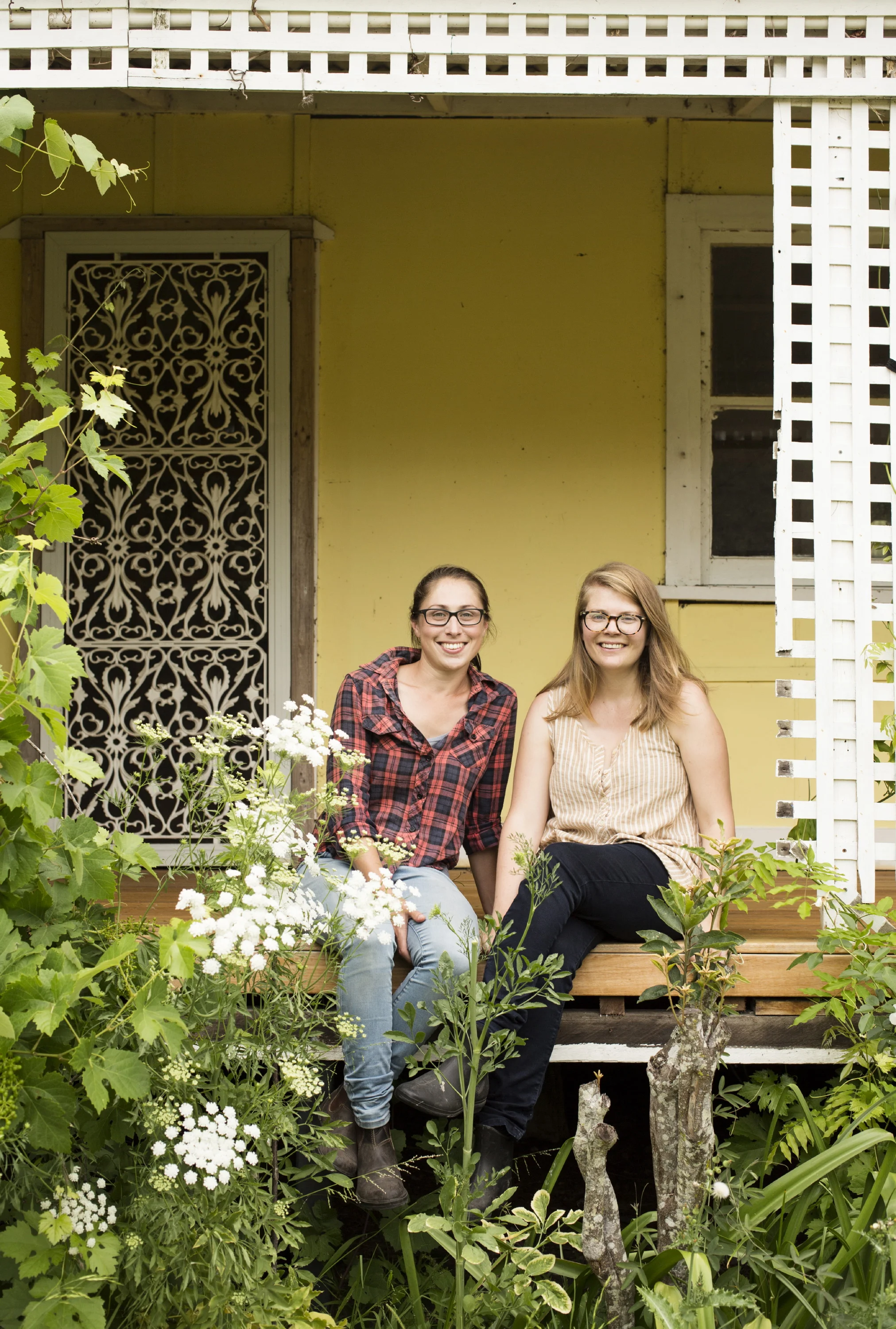 Vanessa Garcia and Dominique Northam of Flower Farm Collective