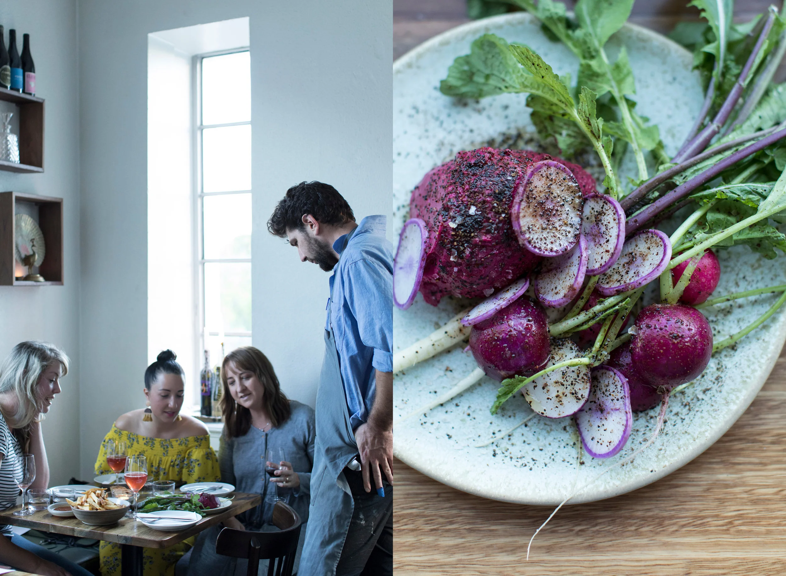 Sampling the culinary delights at Bar Rochford, presented to us by talented head chef Louis Couttoupes
