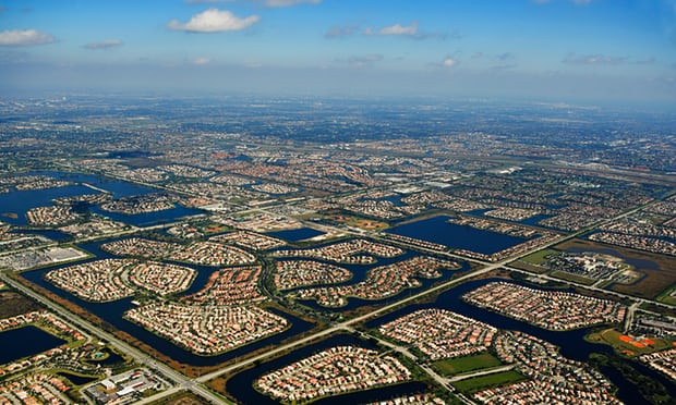 ‘Right now we are not succeeding’ … an aerial view of houses in Florida. Photograph: Alamy