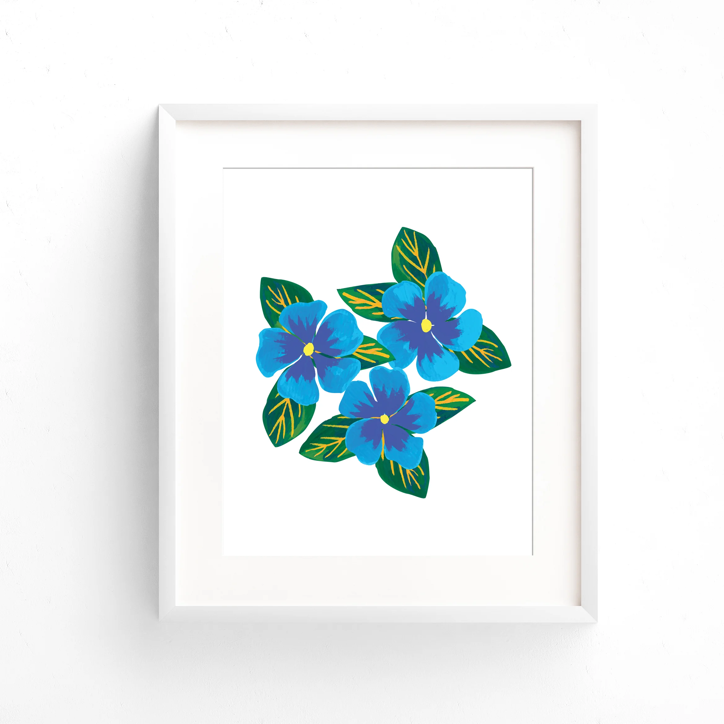 Periwinkle Bouquet Art Print.jpg