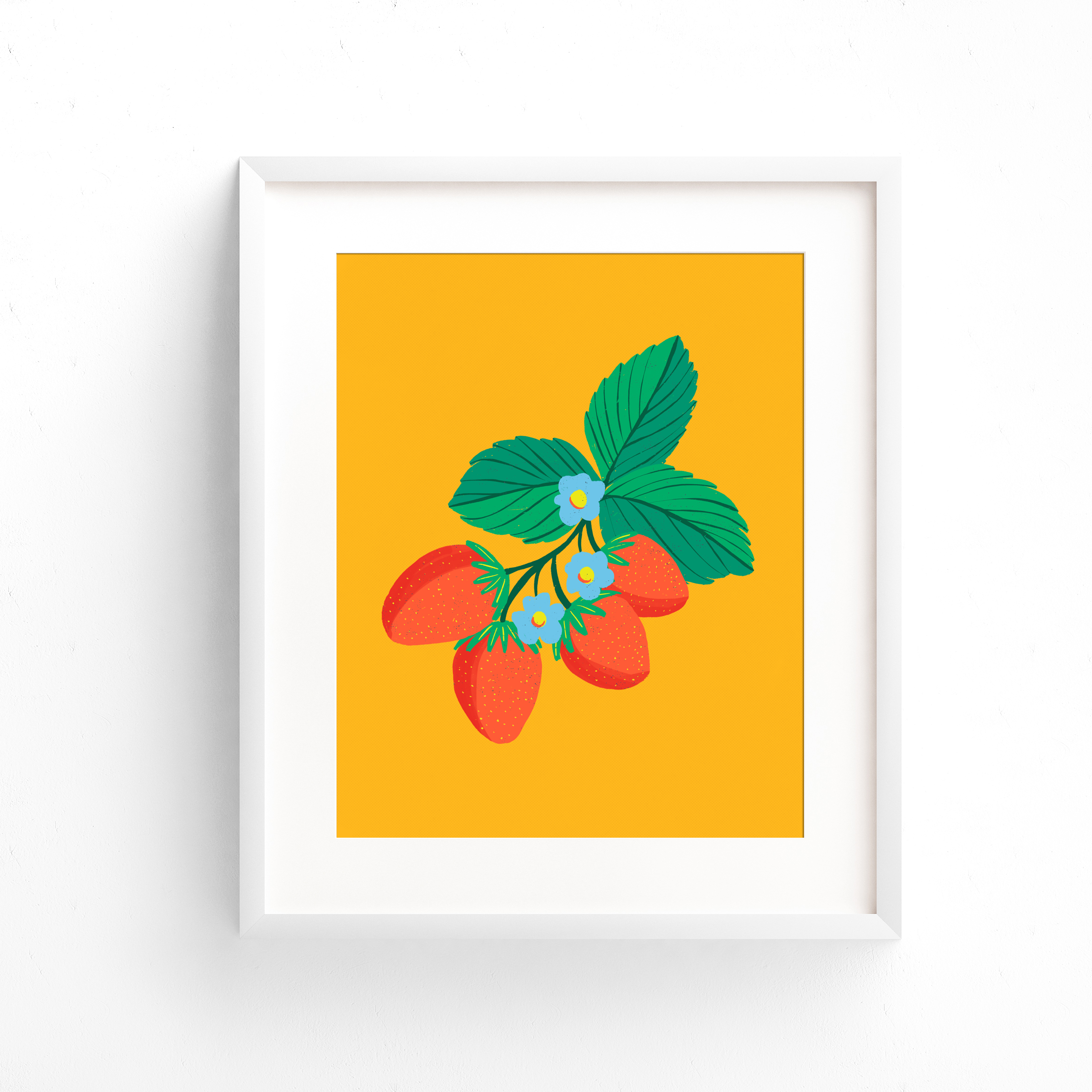 Strawberry Vine 8x10 Art Print.jpg