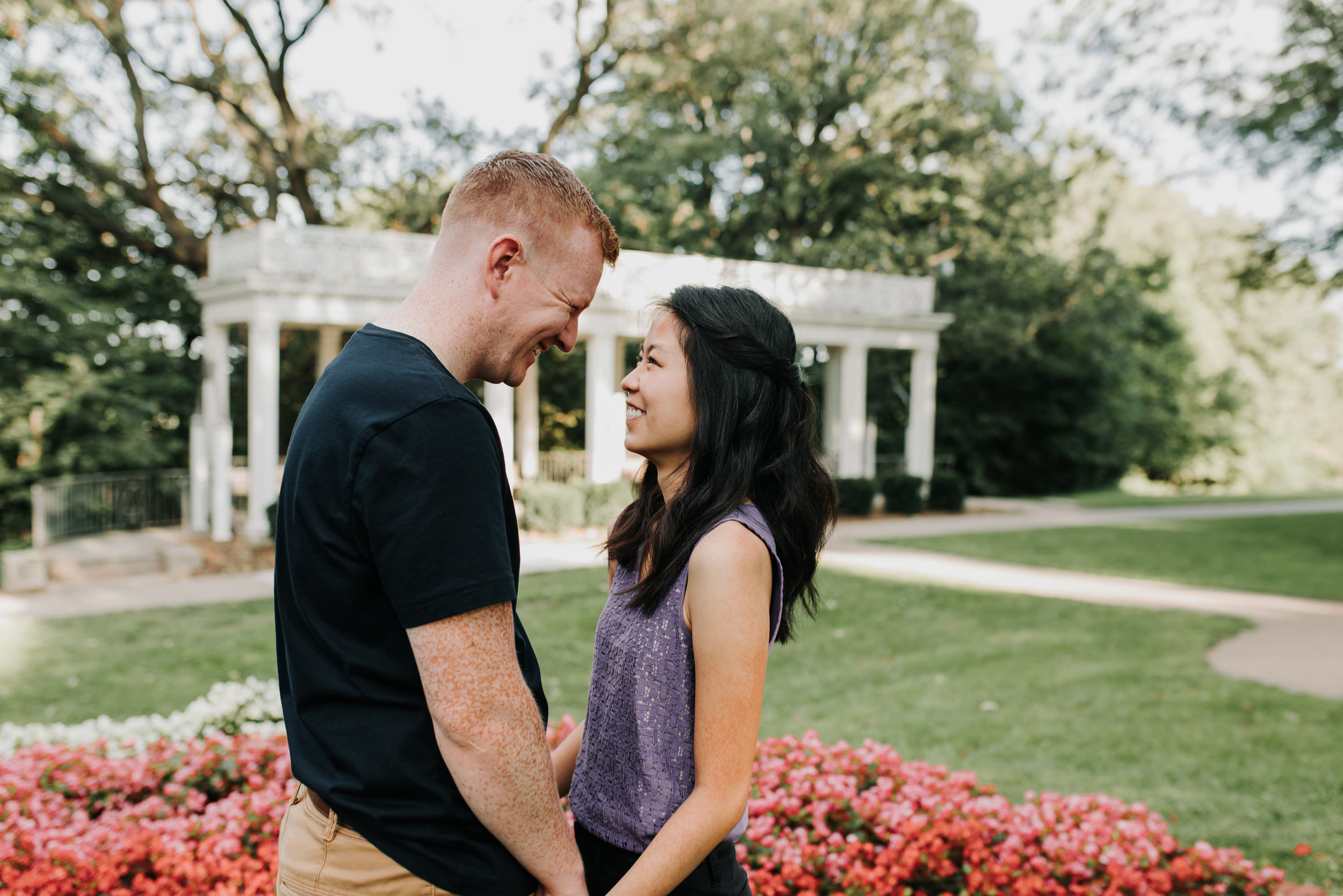 Catherin & Kyle - Married - Nathaniel Jensen Photography - Omaha Nebraska Wedding Photograper - Memorial Park - Joslyn Castle Engagement Session-3.jpg