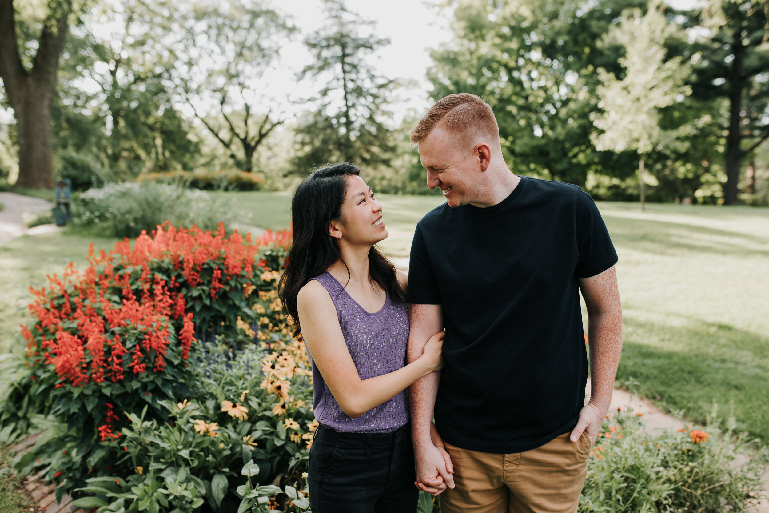 Catherin & Kyle - Married - Nathaniel Jensen Photography - Omaha Nebraska Wedding Photograper - Memorial Park - Joslyn Castle Engagement Session-5.jpg