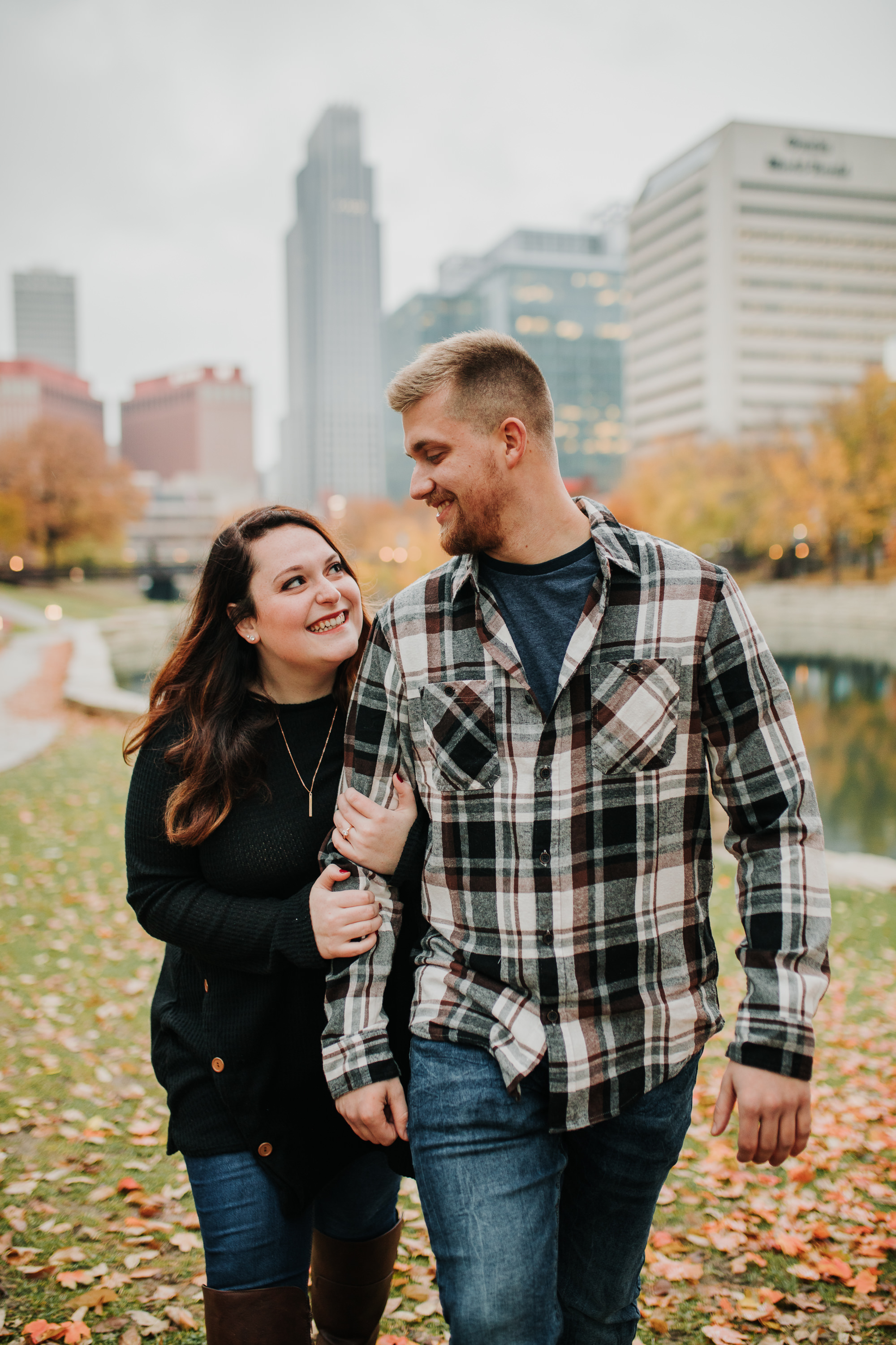 Hannah & Brett - Engaged - Nathaniel Jensen Photography - Omaha Nebraska Wedding Photograper - Omaha Nebraska Engagement Session - Downtown Omaha Engagement Session-96.jpg