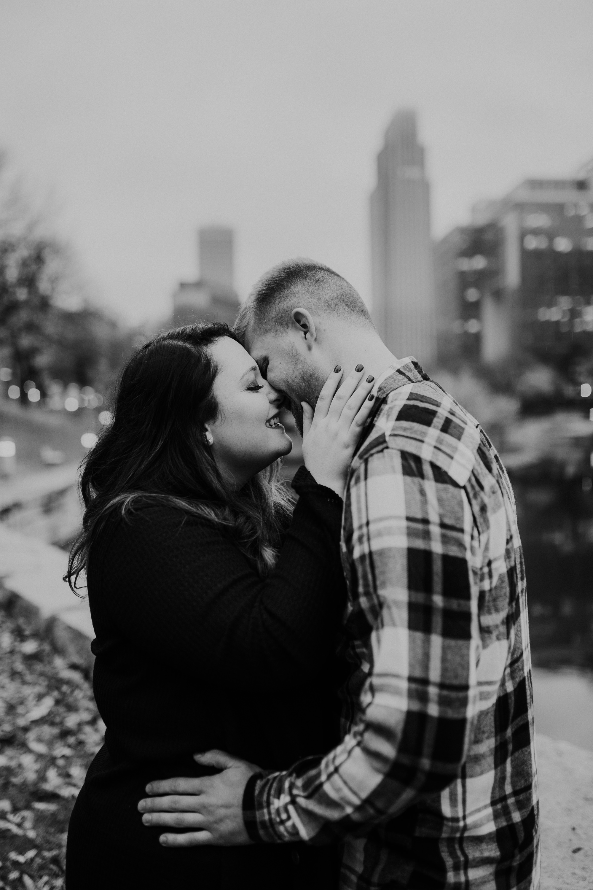 Hannah & Brett - Engaged - Nathaniel Jensen Photography - Omaha Nebraska Wedding Photograper - Omaha Nebraska Engagement Session - Downtown Omaha Engagement Session-100.jpg