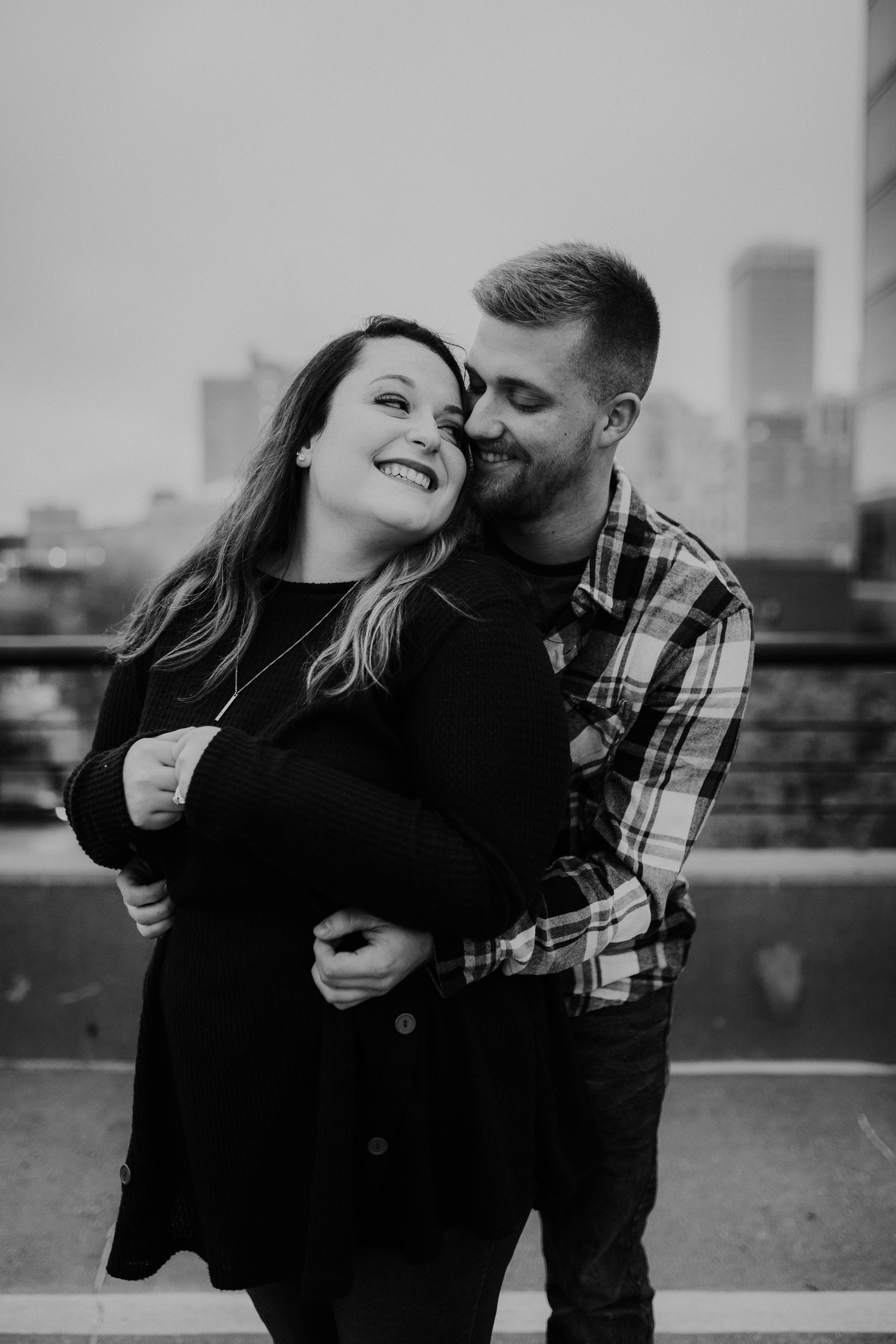 Hannah & Brett - Engaged - Nathaniel Jensen Photography - Omaha Nebraska Wedding Photograper - Omaha Nebraska Engagement Session - Downtown Omaha Engagement Session-110.jpg