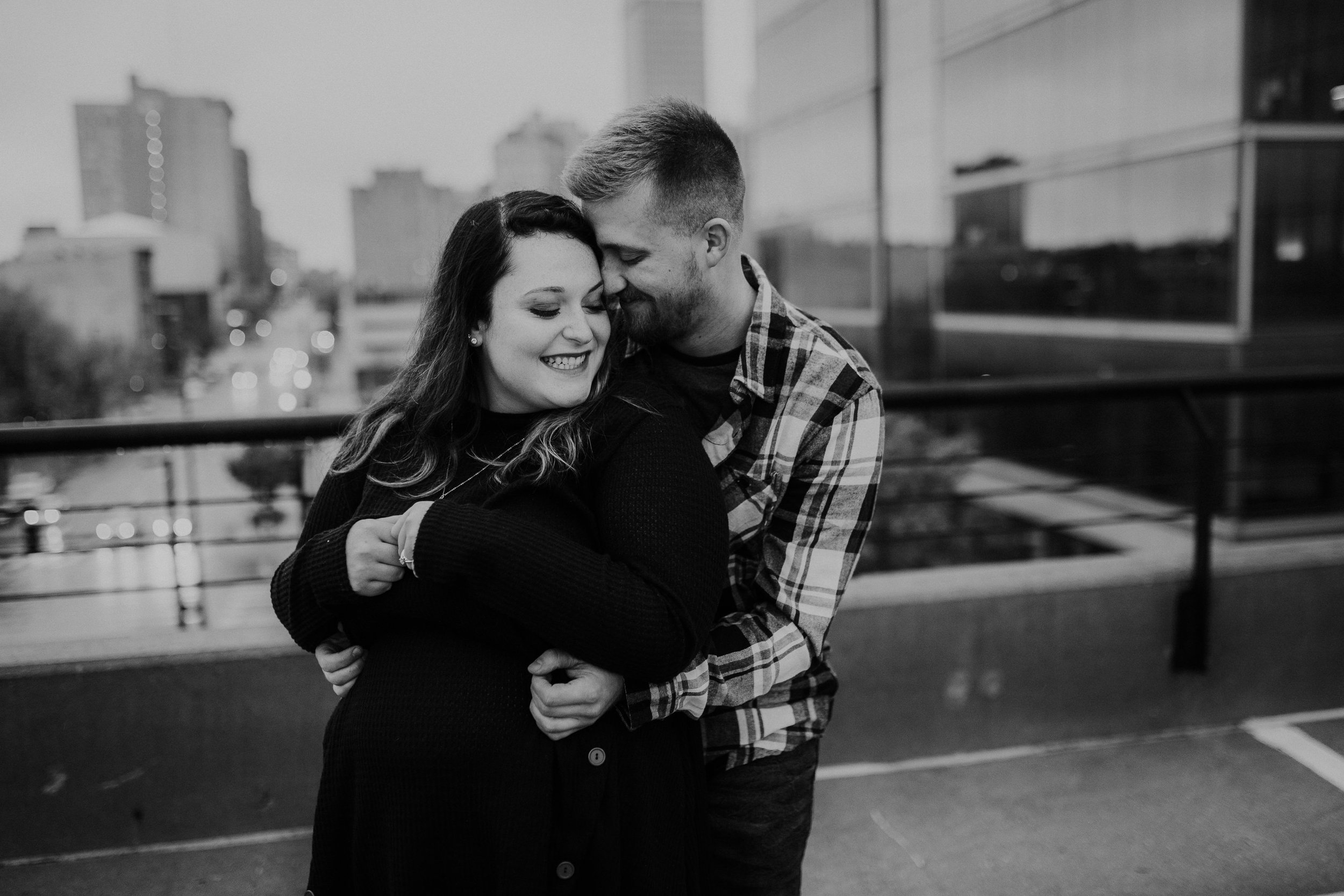 Hannah & Brett - Engaged - Nathaniel Jensen Photography - Omaha Nebraska Wedding Photograper - Omaha Nebraska Engagement Session - Downtown Omaha Engagement Session-114.jpg