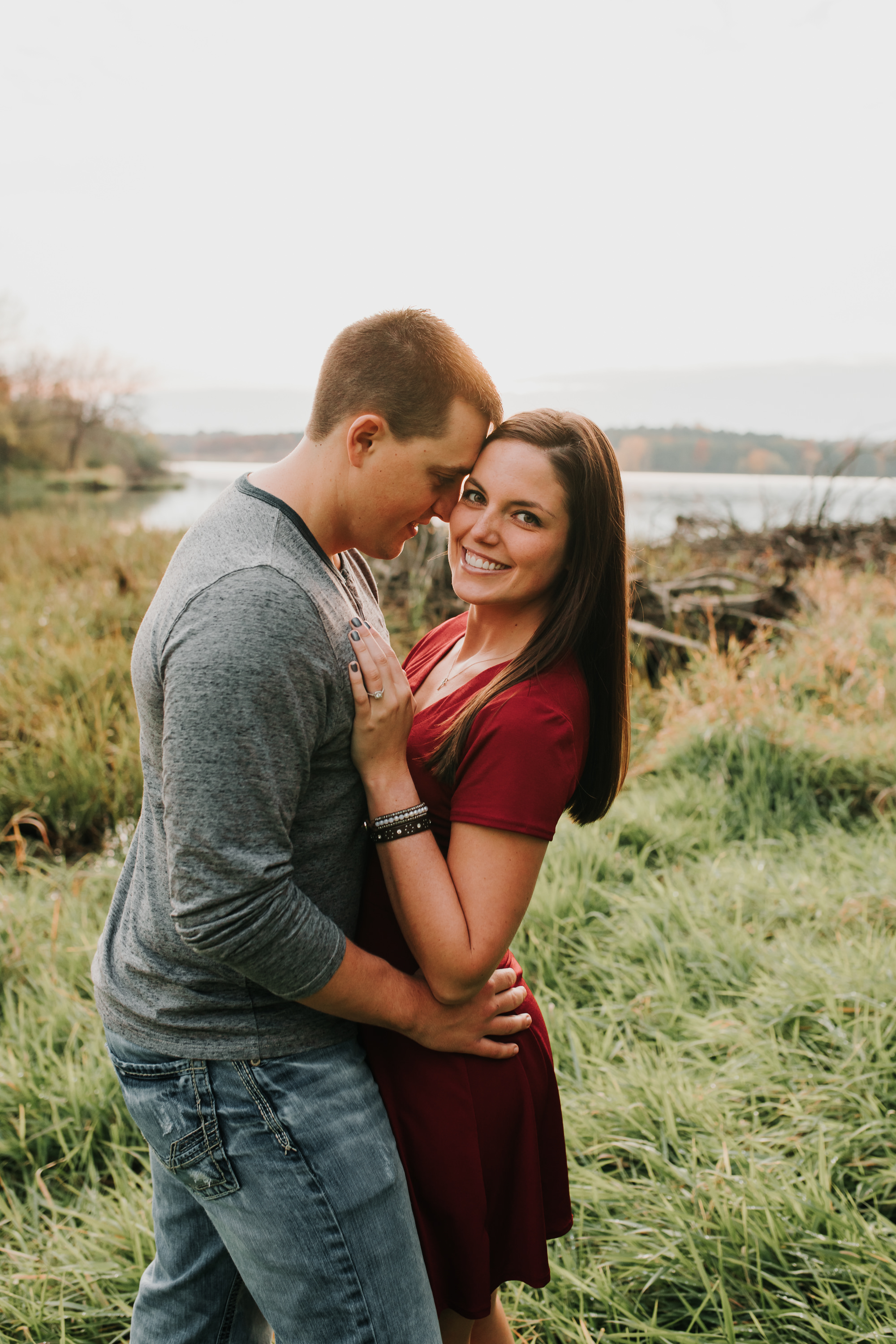 Hannah & Brett - Engaged - Nathaniel Jensen Photography - Omaha Nebraska Wedding Photograper - Omaha Nebraska Engagement Session - Chalco Hills Engagement Session-157.jpg