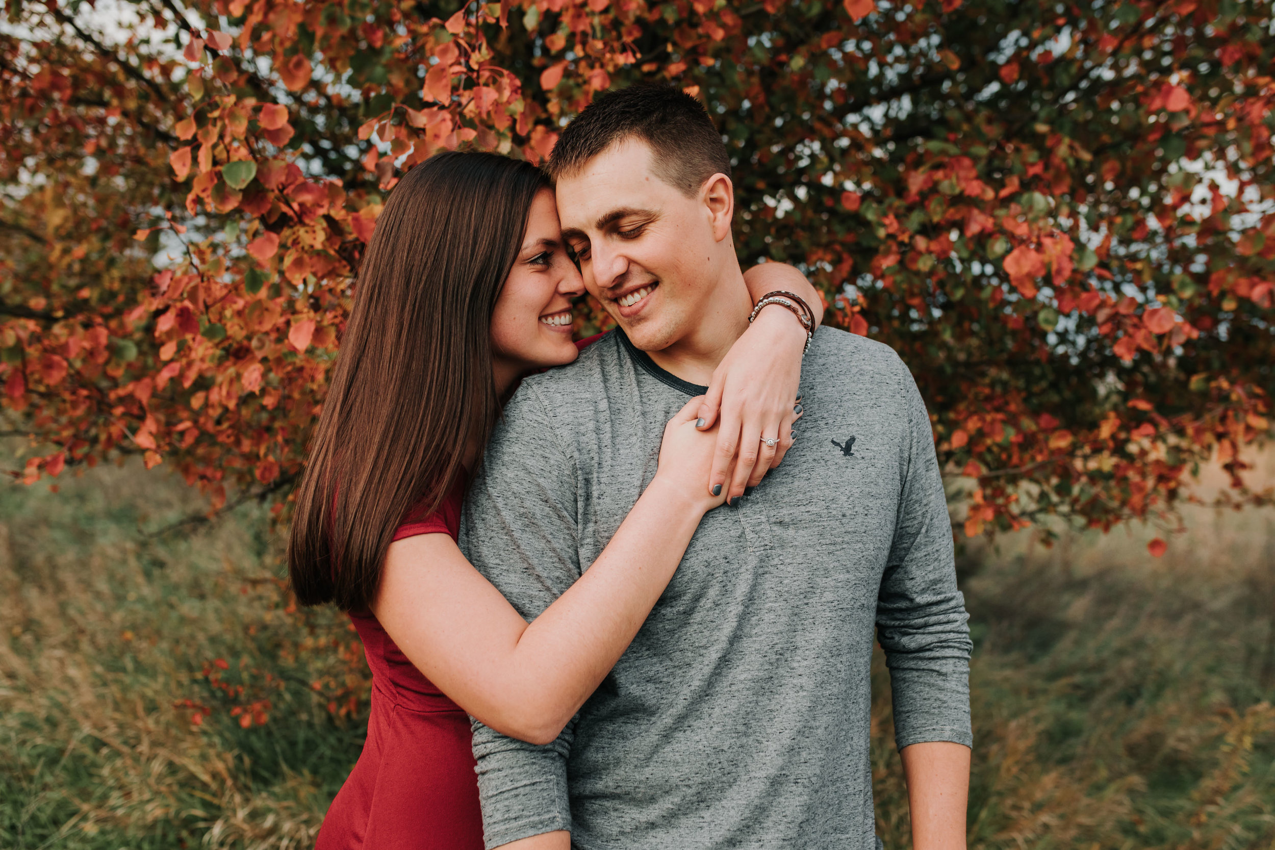 Hannah & Brett - Engaged - Nathaniel Jensen Photography - Omaha Nebraska Wedding Photograper - Omaha Nebraska Engagement Session - Chalco Hills Engagement Session-169.jpg