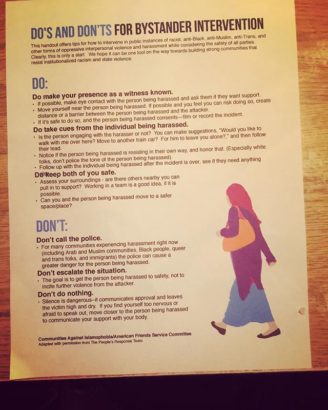 This could be helpful...#stophate #againstislamophobia #againstislamophobia #againstfear #losangeles #kindness #kindnessmatters