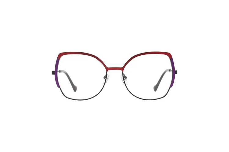 Xavier Garcia layered-color eyeglass frame designed in Barcelona
