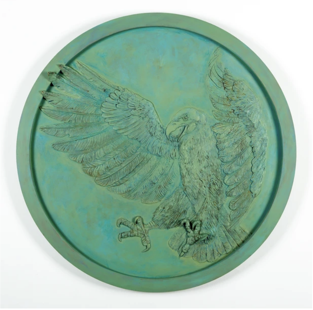 Strength 2024, Wood, epoxy resin, acrylic, 36” x 36” x 1.5”d Private collection.