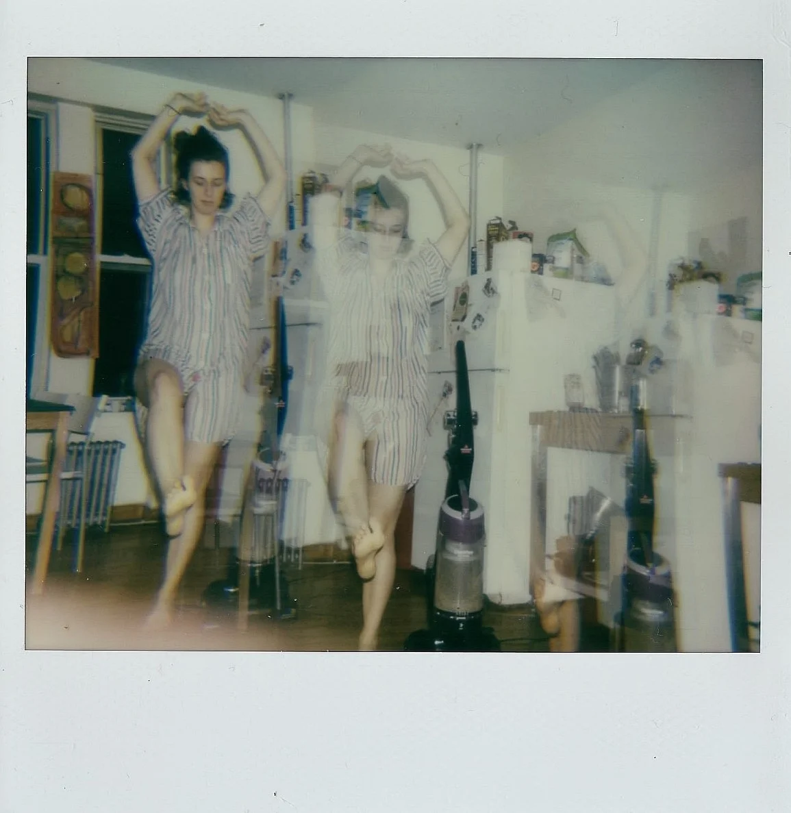 My sister Tirzah in her kitchen in Brooklyn, NY -- Polaroid Spectra -- February 2017