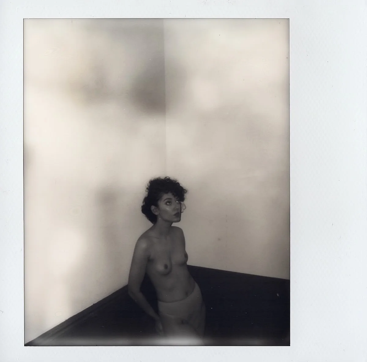 Teya shot on black & white Impossible Project film in Brooklyn, New York -- May 2017