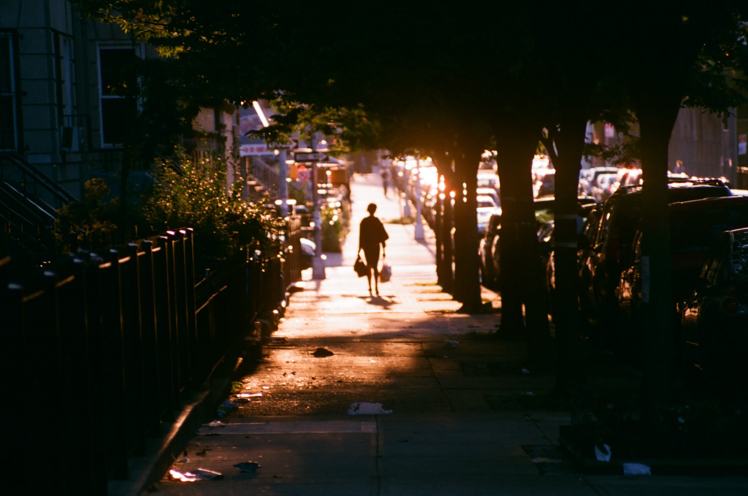 Woman with Groceries