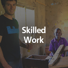 Skilled Work We need carpenters, plumbers, electricians, agricultural specialists, vets, nurses, doctors, dentists.