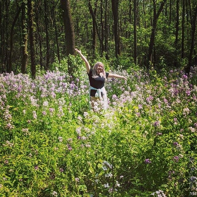 today we drove an hour and a half to a state park that ended up being closed, got stuck in a rain storm, tracked through some mud and it ended up all being worth it to find this field of flowers in a nature preserve without a single other human being