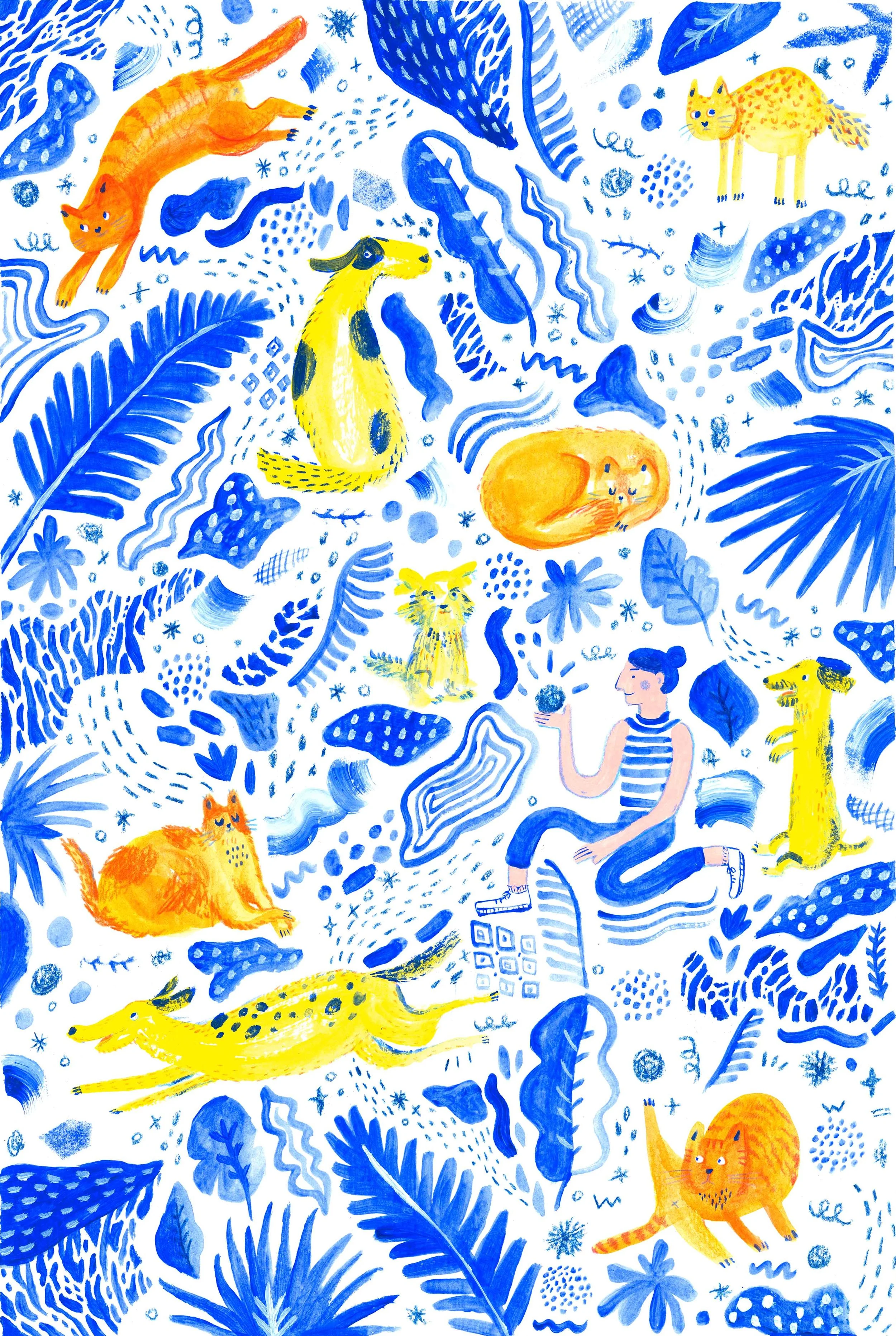 A painting for Off the Kerb Gallery’s 10th Birthday Show – Youth, supporting Red Dust