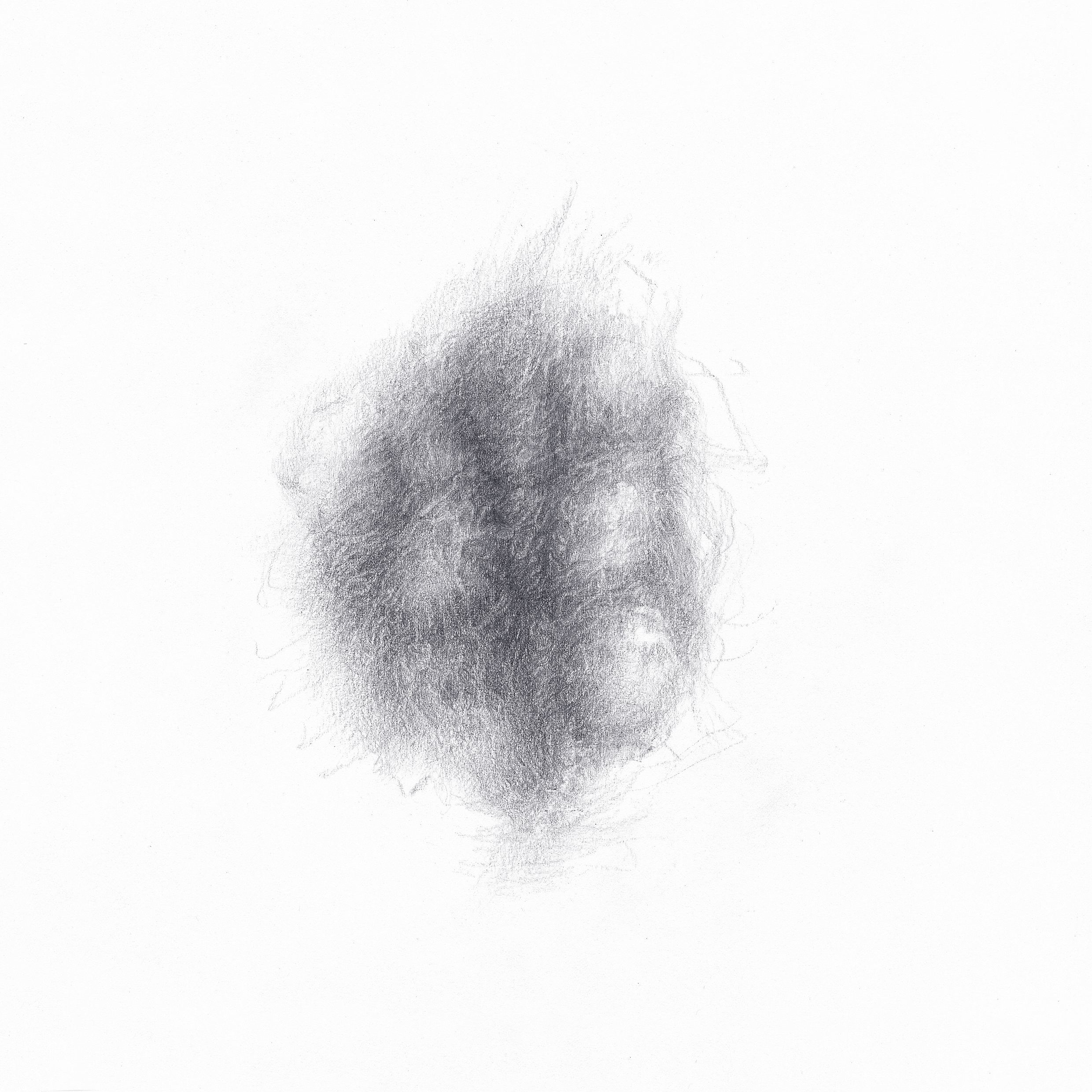  Drawing #12, 2011  Graphite on paper, 21.5 x 21.5 cm 