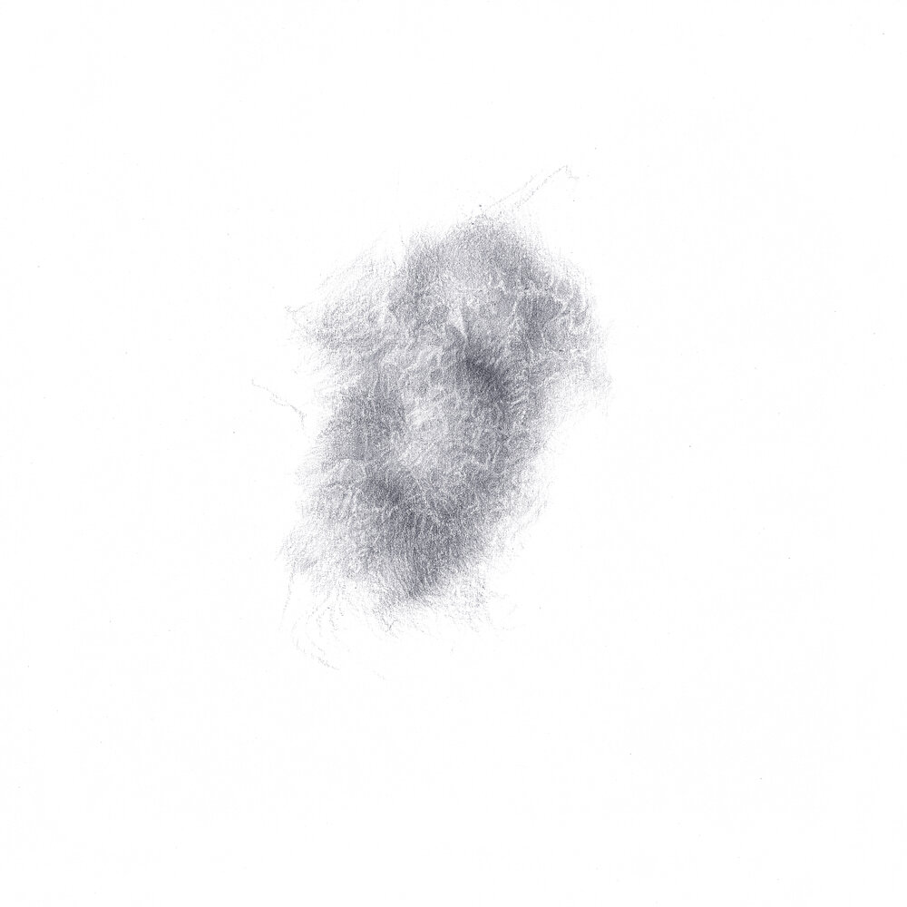  Drawing #08, 2013  Graphite on paper, 21.5 x 21.5 cm 