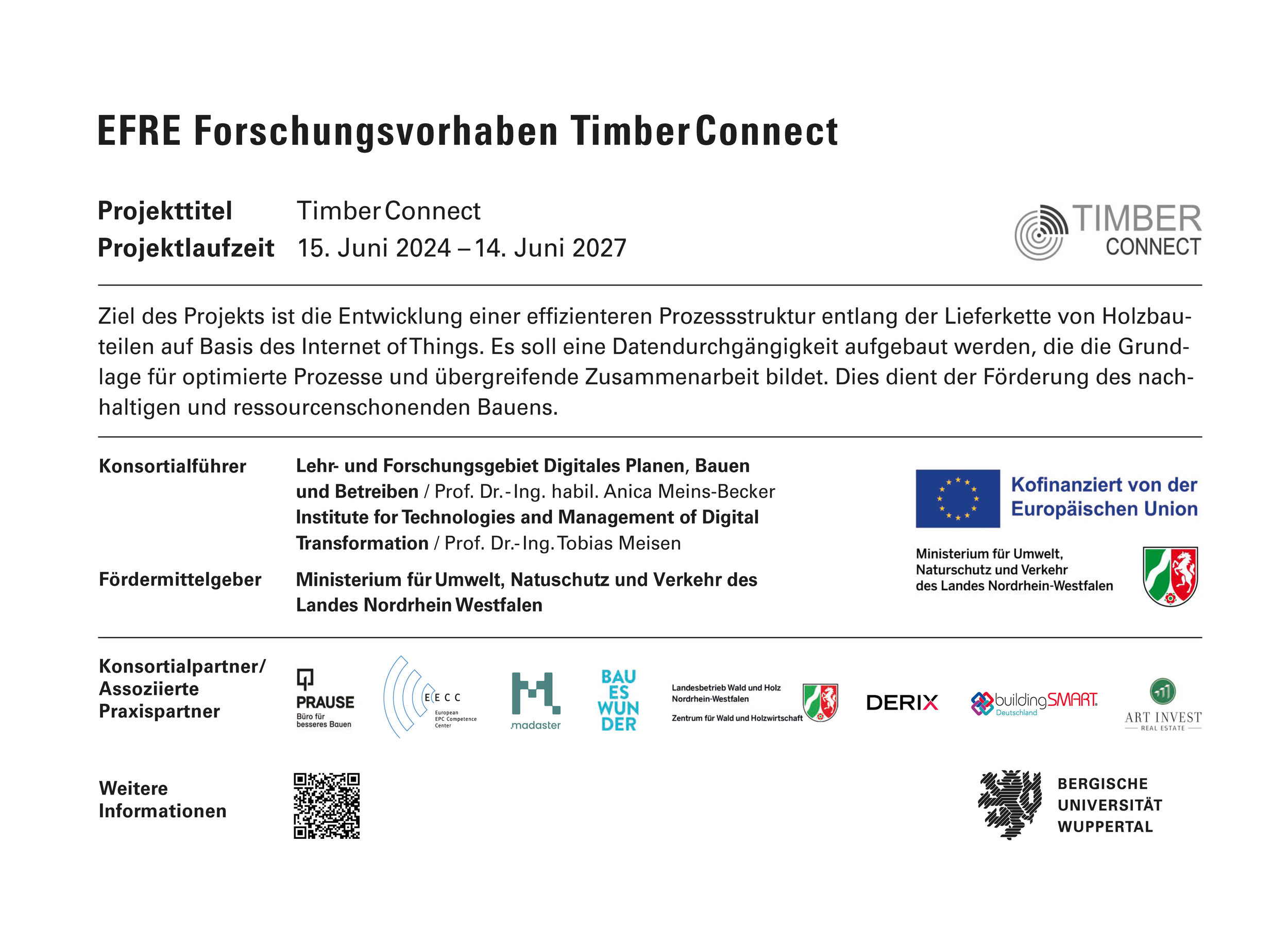 TimberConnect - Digitale Transformation der Lieferkette Holz