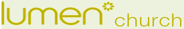Lumen Church logo with yellow-green text.