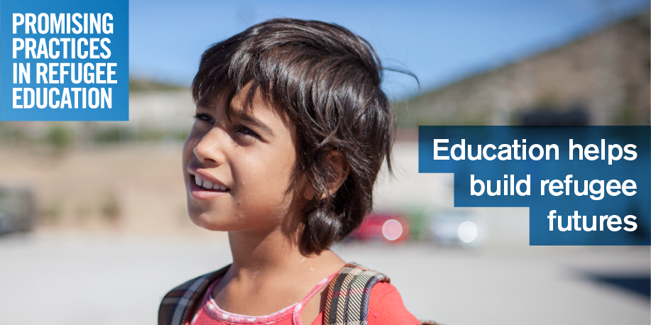 Education helps build refugee futures. Submit your #promisingpractices www.promisingpractices.online