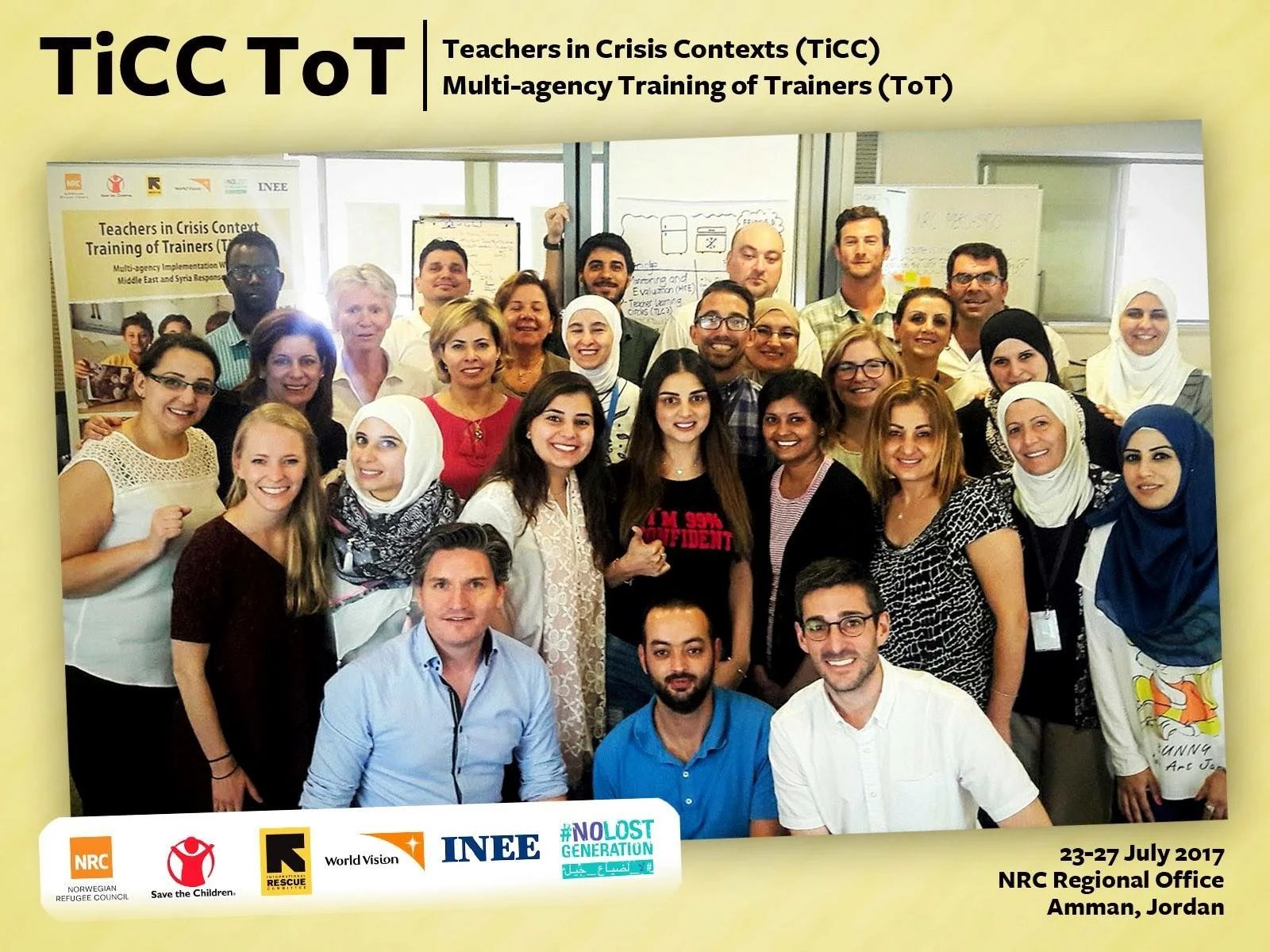 Multi-agency Training of TiCC Trainers in the Middle East