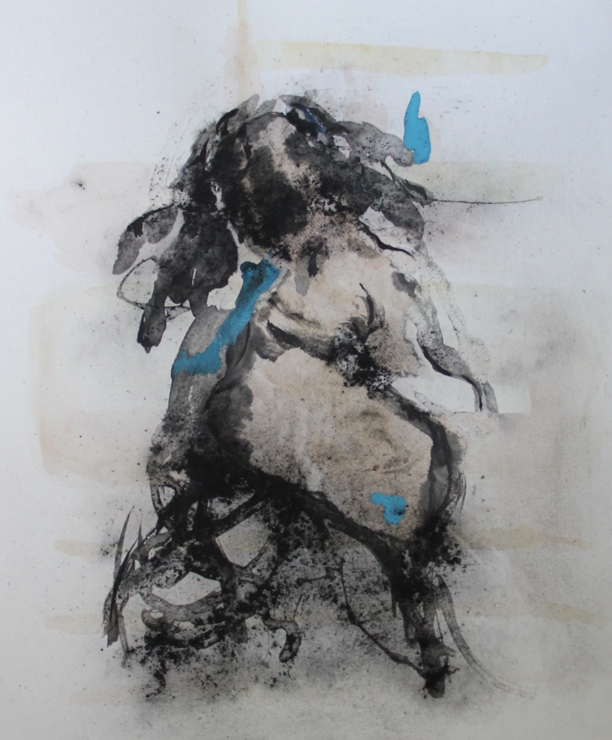 斜着坐的女人 seated woman, Ye Ling