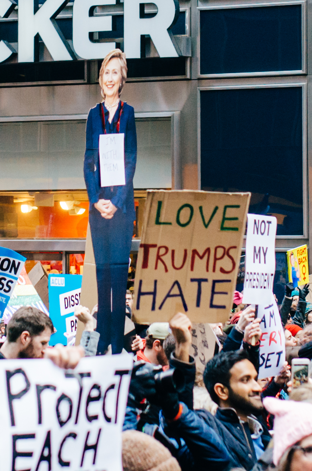 "I'm with them"