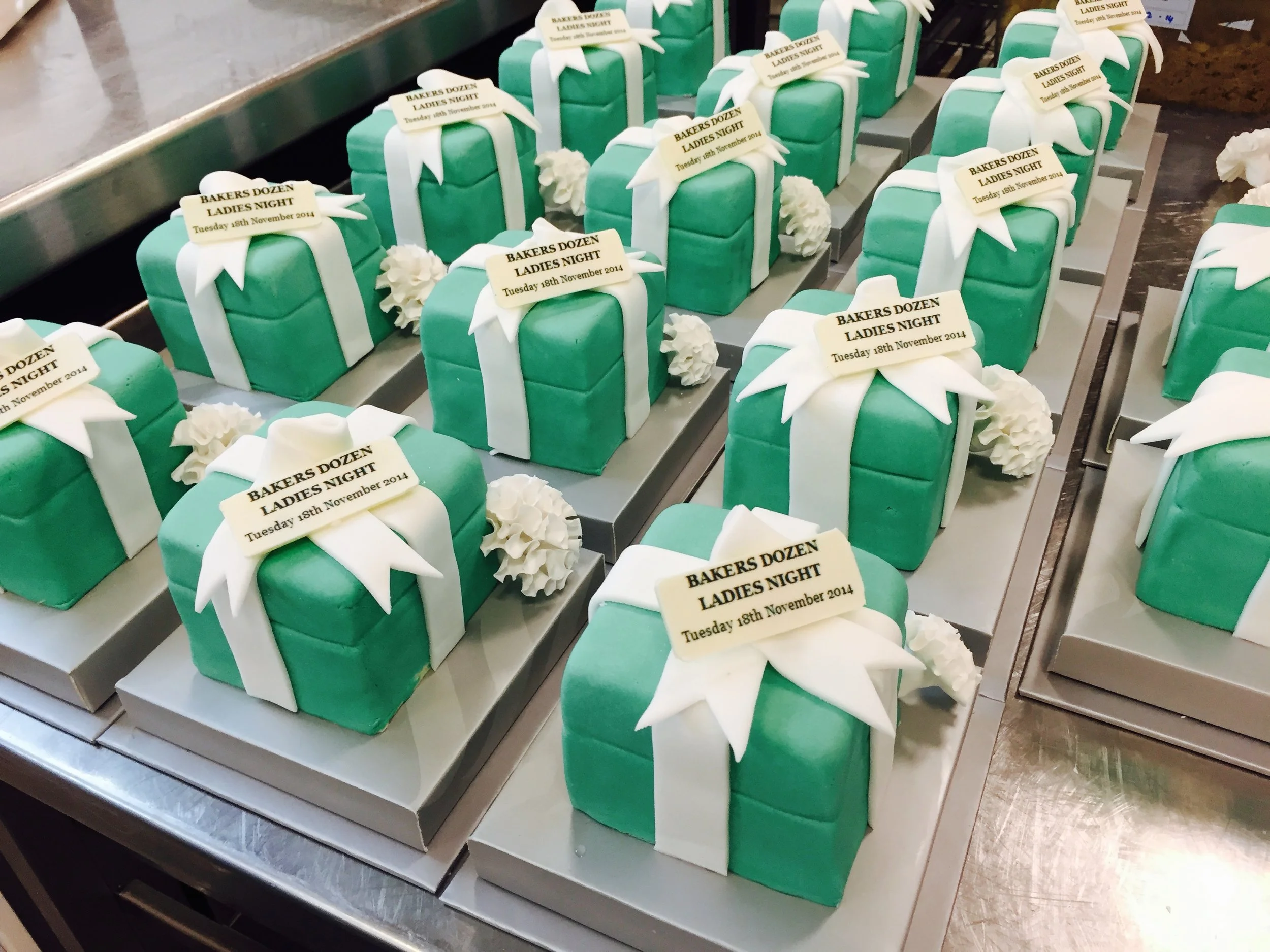 "Tiffany Blue Box" Cakes