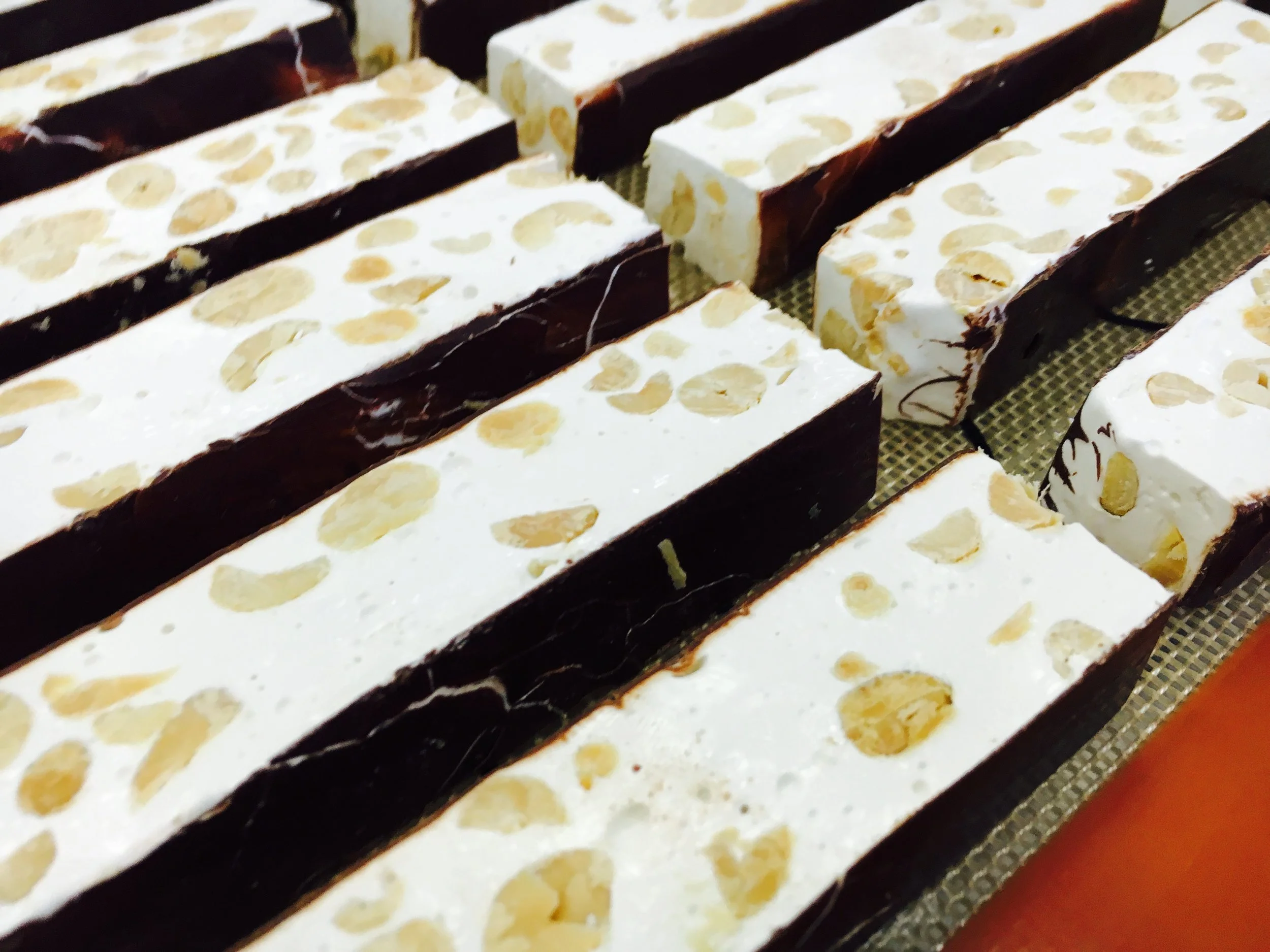 Almond Nougat Bars